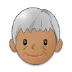 🧓🏽 older person: medium skin tone display on Samsung